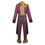 Dead by Daylight Joker Purple Adult Men Cosplay Costume Halloween Carnival Party Suit