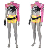Dead by Daylight Mina Key Women Pink Outfit Cosplay Costume Halloween Carnival Party Suit