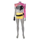 Dead by Daylight Mina Key Women Pink Outfit Cosplay Costume Halloween Carnival Party Suit