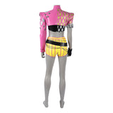 Dead by Daylight Mina Key Women Pink Outfit Cosplay Costume Halloween Carnival Party Suit