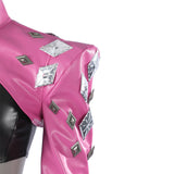 Dead by Daylight Mina Key Women Pink Outfit Cosplay Costume Halloween Carnival Party Suit