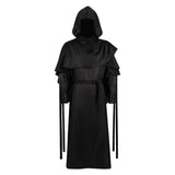 Dead by Daylight The Ghost Face Black Robe Cosplay Costume Halloween Carnival Party Suit