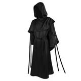 Dead by Daylight The Ghost Face Black Robe Cosplay Costume Halloween Carnival Party Suit