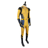 Deadpool 3 Wolverine Yellow Printed Combat Jumpsuit Cosplay Costume Outfits Halloween Carnival Suit