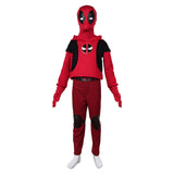 Deadpool & Wolverine Deadpool Corps Deadpool Variants Kidpool Red Set Kids Children Cosplay Costume Outfits