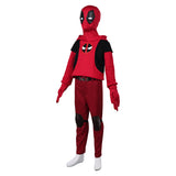 Deadpool & Wolverine Deadpool Corps Deadpool Variants Kidpool Red Set Kids Children Cosplay Costume Outfits