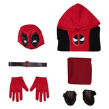 Deadpool & Wolverine Deadpool Corps Deadpool Variants Kidpool Red Set Kids Children Cosplay Costume Outfits