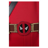 Deadpool Wade Wilson Kids Red Set Cosplay Costume Outfits Halloween Carnival Suit