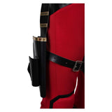 Deadpool Wade Wilson Kids Red Set Cosplay Costume Outfits Halloween Carnival Suit