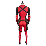 Deadpool Wade Wilson Red Combat Suit Cosplay Costume Outfits