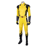 Deadpool&Wolverine Wolverine Yellow Combat Jumpsuit Cosplay Costume Outfits Halloween Carnival Suit