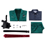 Delta Force Alonso Hudson Green Suit Cosplay Costume Halloween Carnival Party Suit