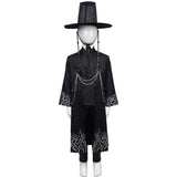 Kpop Demon Hunters Costume Jinu Saja Kids Cosplay Black Outfit For Children Unisex Halloween Carnival Suit
