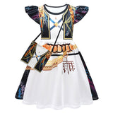 Kpop Demon Hunters Kids Zoey Rumi Mira Cosplay White Dress For Children Girls Female Halloween Carnival Suit