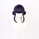 Kpop Demon Hunters Costume Zoey Cosplay Purple Wig Heat Resistant Synthetic Hair Wig Halloween Carnival Party Props Accessories