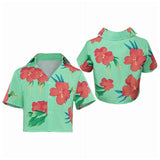 Demon Hunters Abby Green Kids Cosplay Costume Shirt Halloween Carnival Party Suit