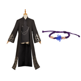 Kpop Demon Hunters Jinu Cosplay Black Demon Suit For Chidlren Unisex Halloween Carnival Suit