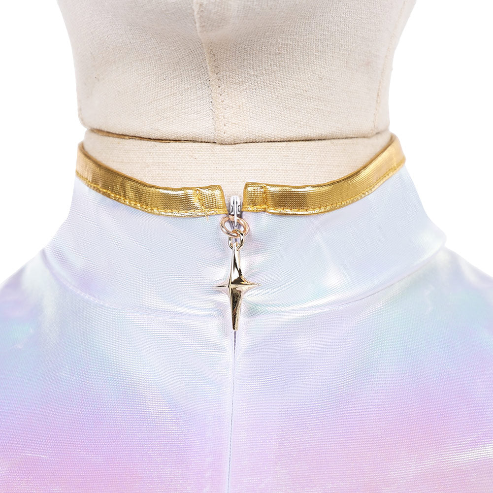 Kpop Demon Hunters Costume Kids Rumi Cosplay White Short Top Outift Fo ...