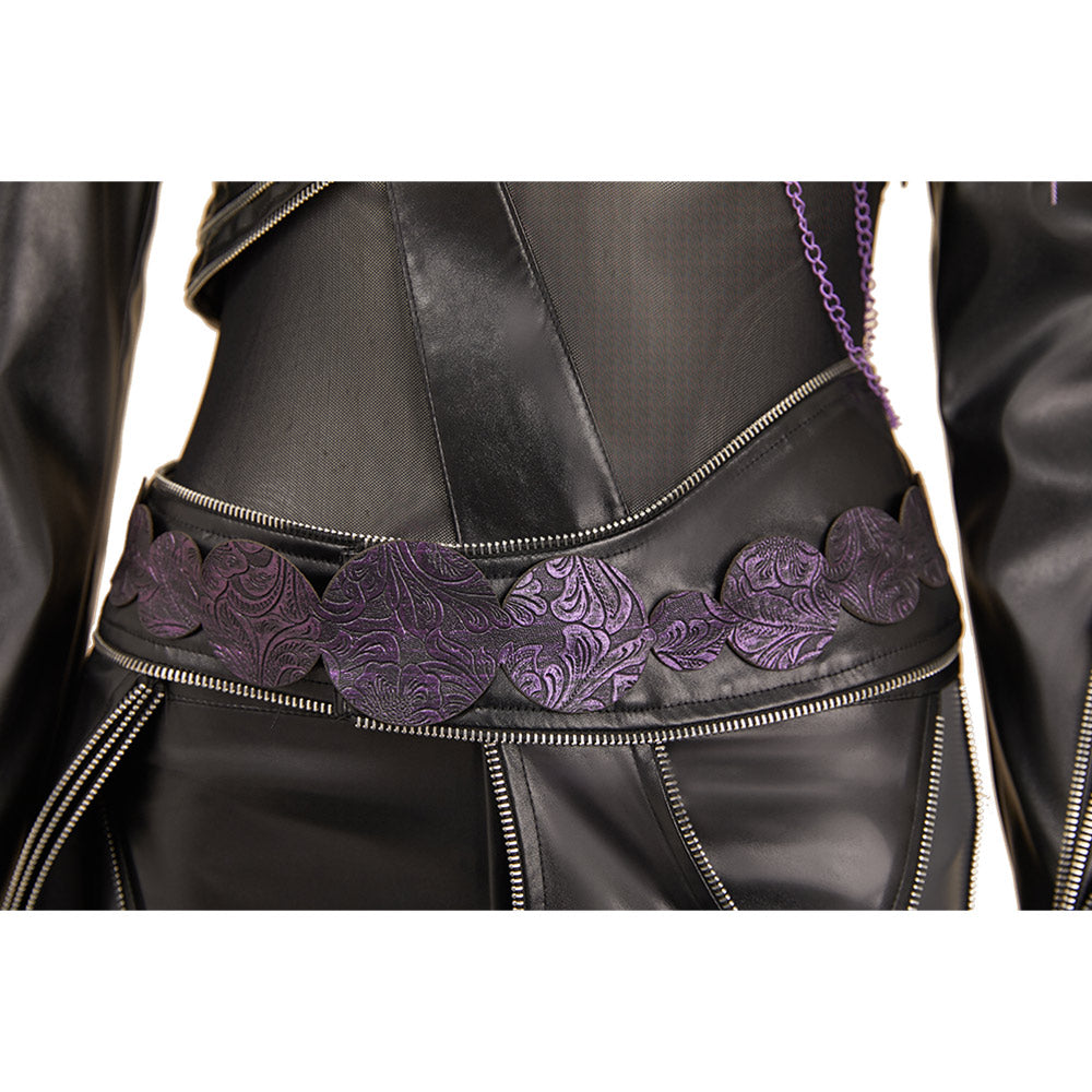 Rumi Cosplay Black Faux Leather Suit For Adult Female Halloween Carniv ...
