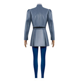 Descendants Chloe Charming Women Gray Outfit Cosplay Costume Halloween Carnival Party Suit