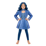 Descendants Chloe Kids Children Blue Dress Cosplay Costume Halloween Carnival Party Suit
