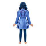 Descendants Chloe Kids Children Blue Dress Cosplay Costume Halloween Carnival Party Suit