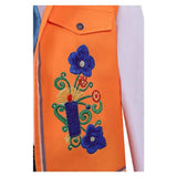 Descendants Luis Madrigal Kids Children Orange Outfit Cosplay Costume Halloween Carnival Party Suit