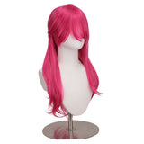 Descendants Pink Cosplay Wig Heat Resistant Synthetic Hair Carnival Halloween Party Props