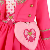 Descendants Pink Kids Children Pink Dress Cosplay Costume Halloween Carnival Party Suit