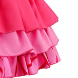 Descendants Pink Kids Children Pink Dress Cosplay Costume Halloween Carnival Party Suit