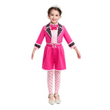 Descendants Pink Kids Children Pink Pantsuit Cosplay Costume Halloween Carnival Party Suit