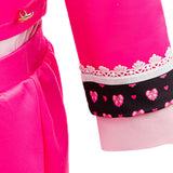 Descendants Pink Kids Children Pink Pantsuit Cosplay Costume Halloween Carnival Party Suit