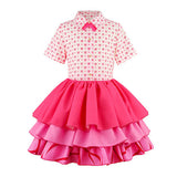Descendants Pink Women Pink Outfit Cosplay Costume Halloween Carnival Party Suit