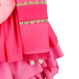 Descendants Pink Women Pink Outfit Cosplay Costume Halloween Carnival Party Suit