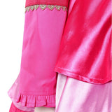 Descendants Princess Pink of Hearts Women Pink Outfit Cosplay Costume Halloween Carnival Party Suit