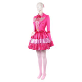 Descendants Princess Pink of Hearts Women Pink Outfit Cosplay Costume Halloween Carnival Party Suit