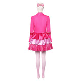 Descendants Princess Pink of Hearts Women Pink Outfit Cosplay Costume Halloween Carnival Party Suit