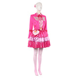 Descendants Princess Pink of Hearts Women Pink Outfit Cosplay Costume Halloween Carnival Party Suit