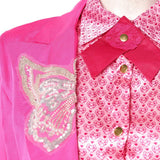 Descendants Princess Pink of Hearts Women Pink Outfit Cosplay Costume Halloween Carnival Party Suit