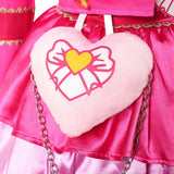Descendants Princess Pink of Hearts Women Pink Outfit Cosplay Costume Halloween Carnival Party Suit