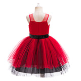 Descendants Red Kids Children Red Dress Cosplay Costume Halloween Carnival Party Suit