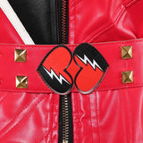 Descendants Red Women Red Leather Suit Cosplay Costume Halloween Carnival Party Suit
