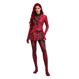 Descendants Red Women Red Outfit Cosplay Costume Halloween Carnival Party Suit