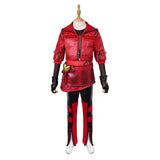 Descendants: The Rise of Red 2024 Red Kids Children Red Full Set Cosplay Costume Outfits