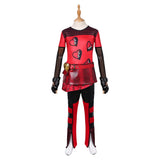 Descendants: The Rise of Red 2024 Red Kids Children Red Full Set Cosplay Costume Outfits