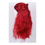 Descendants: The Rise of Red Princess Red Cosplay Wig Costume Halloween Carnival Party Accessories