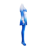 Descendants: Wicked Wonderland Chloe Women Blue Outfit Cosplay Costume Halloween Carnival Party Suit