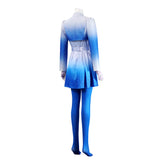 Descendants: Wicked Wonderland Chloe Women Blue Outfit Cosplay Costume Halloween Carnival Party Suit