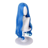 Descendants: Wicked Wonderland Evie Blue Cosplay Wig Heat Resistant Synthetic Hair Carnival Halloween Party Props