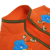 Descendants: Wicked Wonderland Luis Madrigal Embroidered Orange Vest Cosplay Costume Halloween Carnival Party Suit